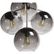 Kamara LED 24.75 inch Black Chandelier Ceiling Light